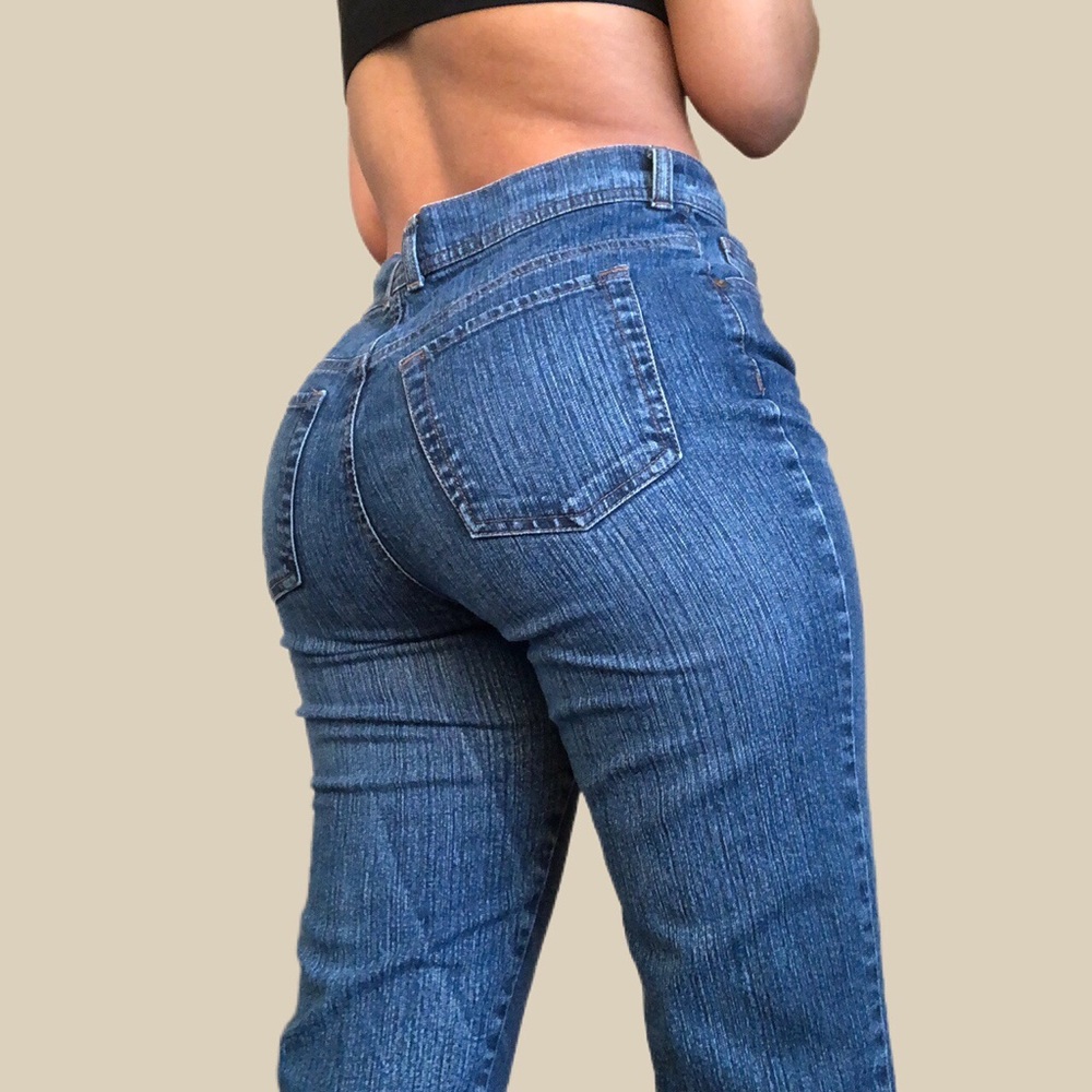 light blue high waisted jeans